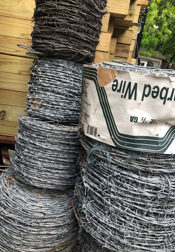 Barbed Wire Rolls for Fence for Sale in Houston, TX OfferUp