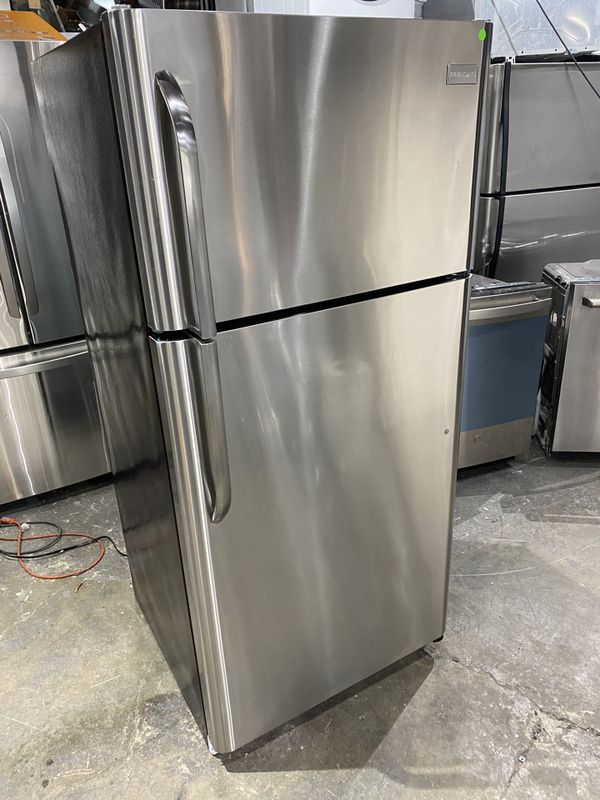 Frigidaire refrigerator 30 x 66 stainless steel works perfect clean one