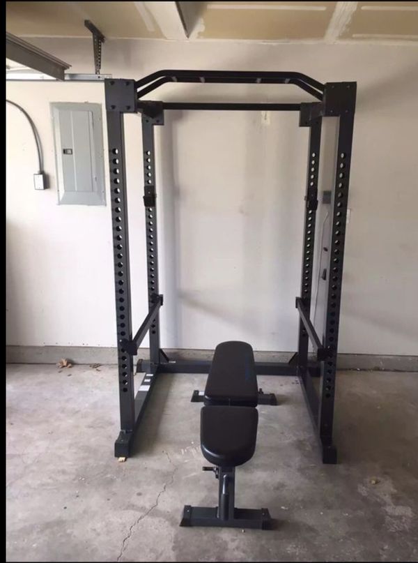 400 Fitness Gear POWER CAGE AND BENCH PRESS ( Multiposition Bench