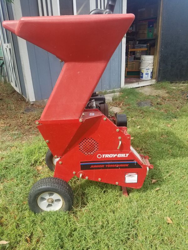 Troy bilt junior tomahawk chipper/ shredder. for Sale in Phoenix, AZ ...