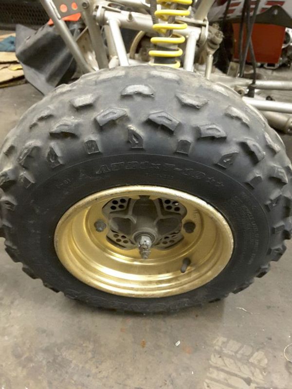 Set 4 gold rims OEM yamaha banshee raptor warrior front and rear for