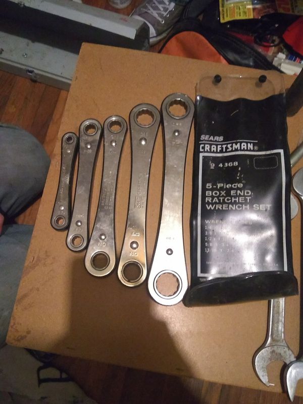 Craftsman 5 pc boxend ratchet wrench set for Sale in Tulsa, OK - OfferUp