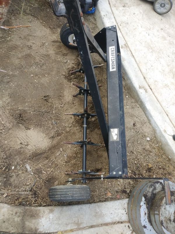 Cultivator pull behind tractor rider lawn mower for Sale ...