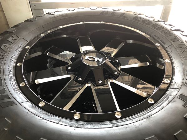 20x9 OffRoad Wheels with 35x12.50x20 Dodge Ram or Toyota Tundra for ...