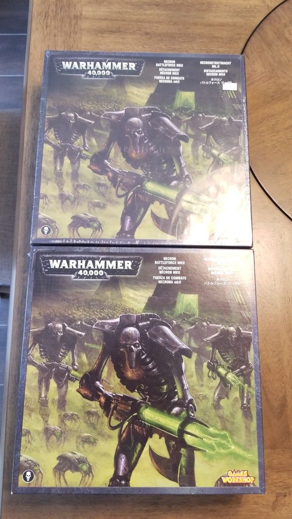 Warhammer 40k Necron Battleforce MKll (2 boxes New and Untouched) for ...