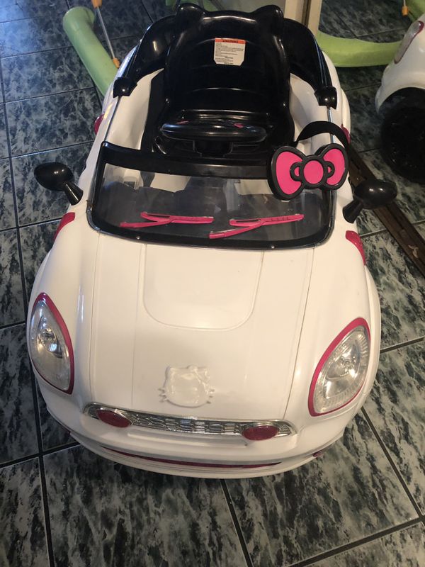 ride on hello kitty car