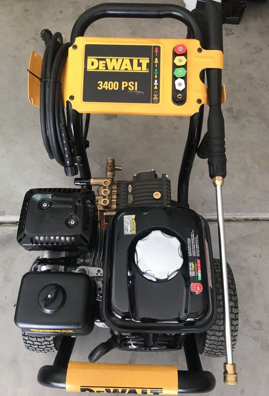 dewalt 3400 psi pressure washer pump keeps dying
