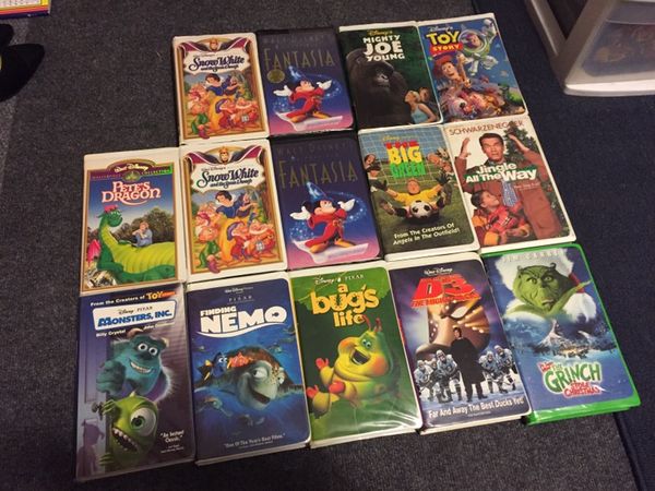 Big VHS movie lot - Disney/Pixar/Christmas - (14) for Sale in Coventry ...