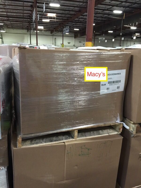 Macys Returns Overstock Shelf Pulls Full Pallet Sales For Sale