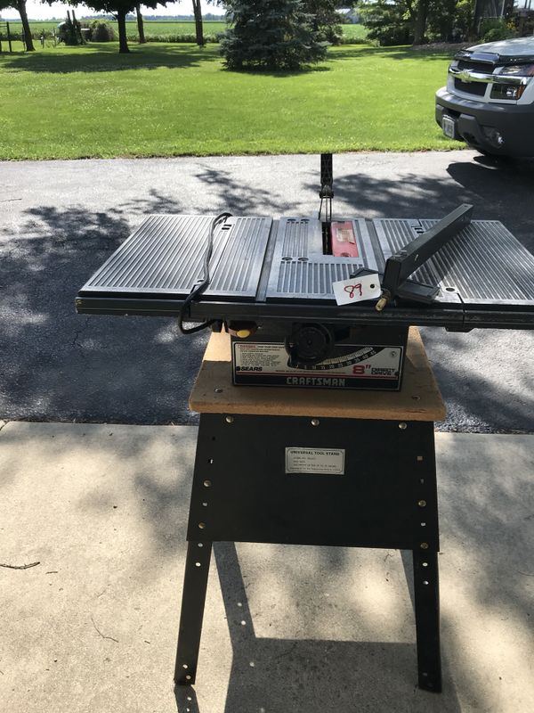 Craftsman 8” direct drive table saw for Sale in Ansonia, OH - OfferUp