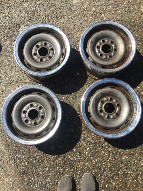 Chevy 6x5.5 rally wheels (16 inch) for Sale in Lynnwood, WA - OfferUp