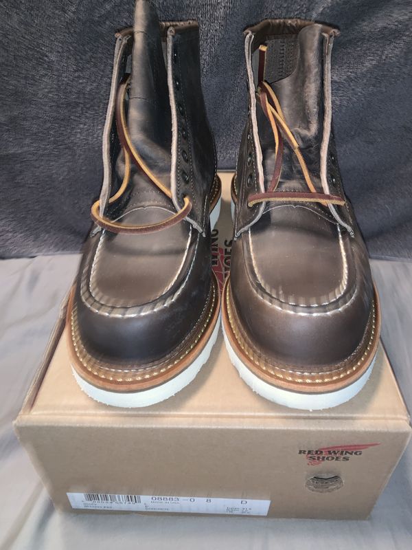 red wing moc toe concrete