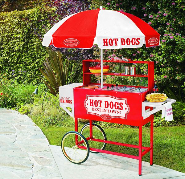Nostalgia HDC701 48Inch Hot Dog Vending Cart for Sale in