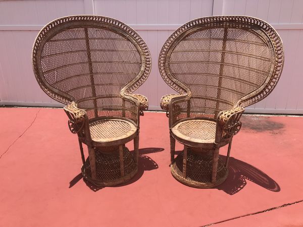 Wicker Peacock chairs for Sale in West Palm Beach, FL ...