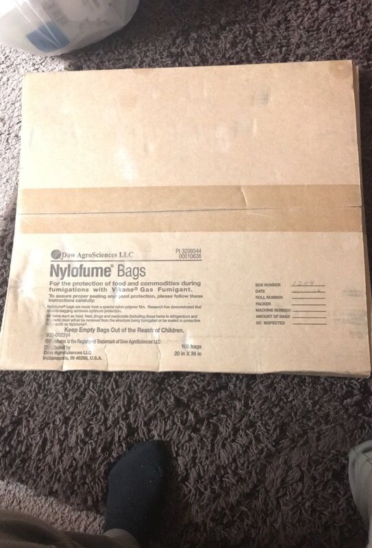 Nylofume bags for fumigation for Sale in Riverside, CA OfferUp