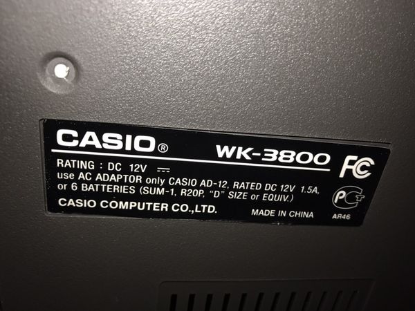 casio wk 3800 for sale