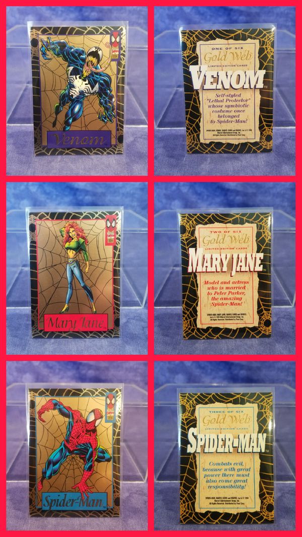 1994 fleer marvel cards the amazing spider man 1st edition complete