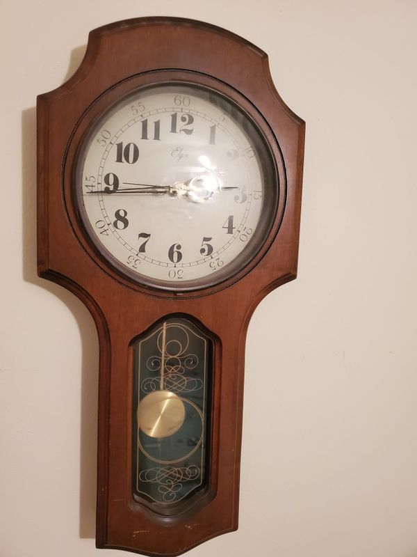 Elgin Regulator Walnut Wall Clock Vintage for Sale in Dunedin, FL