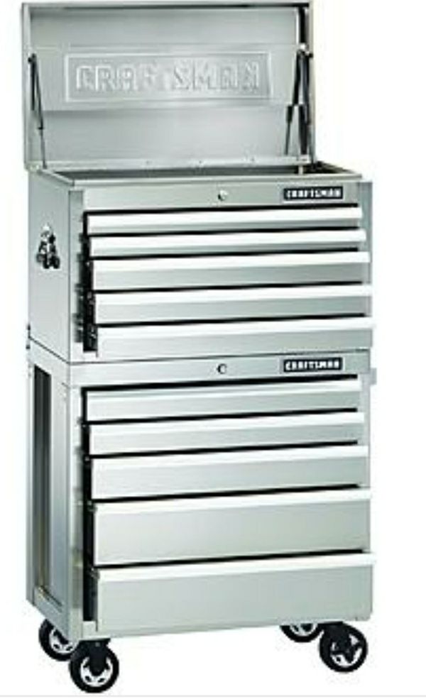 Set Craftsman Premium HeavyDuty Stainless Steel tool boxes for Sale in