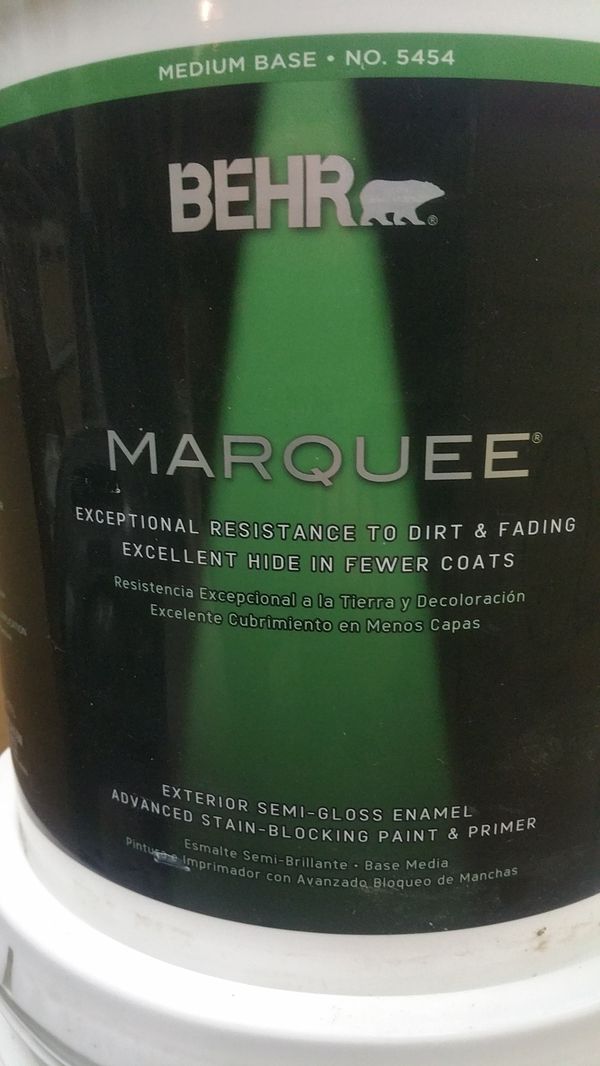 Marquee BEHR exterior semigloss paint for Sale in Renton