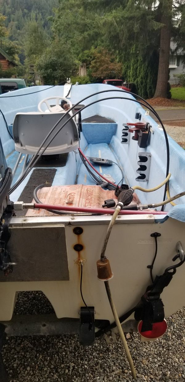 14 ft Livingston boat with trailer for Sale in SedroWoolley, WA OfferUp