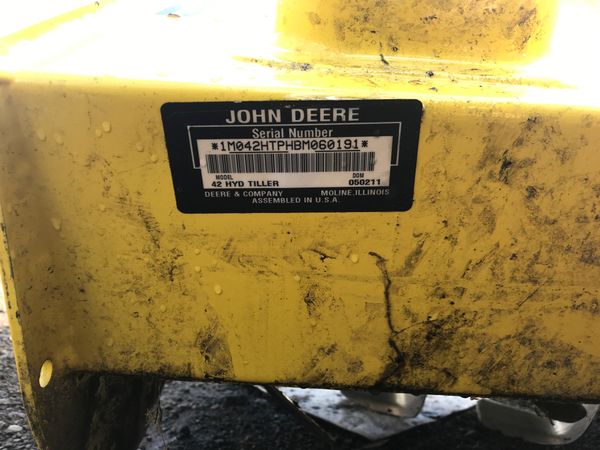 john deere 42 hydraulic tiller for sale john deere 42 hydraulic tiller for sale