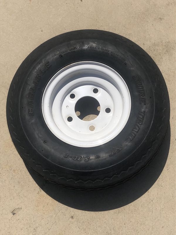 Carlisle Trailer Tire and 5 Lug Rim 5.708 for Sale in Garden Grove, CA