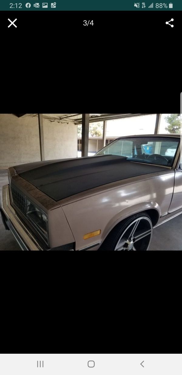 84 El Camino 383 700R 22 Iroc Steel cowl hood. for Sale in Los Angeles