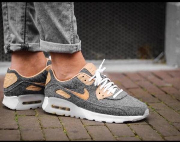 RARE!! NIKE AIR MAX 90 ULTRA PRM PREMIUM WOOL COOL GREY VACHETTA TAN for Sale in Arlington, VA OfferUp Nike Air Max 90 Premium Wool in Grey & Tan | HYPEBEAST