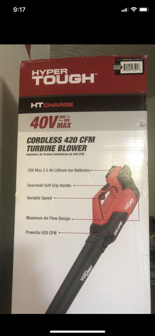 Hyper Tough 40v Blower 20V String Trimmer Combo Kit for Sale in