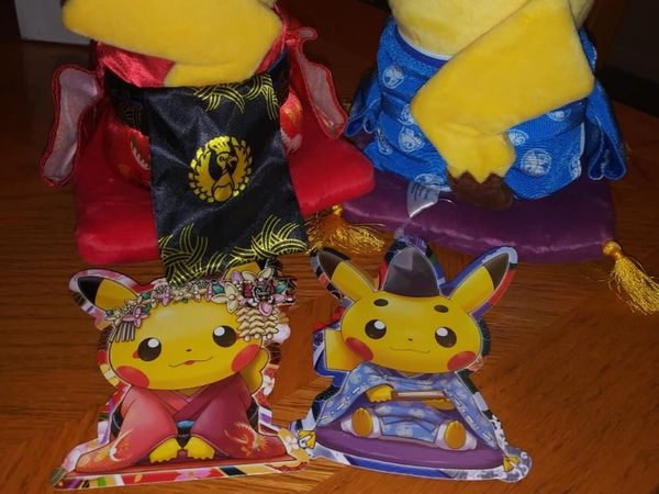 pikachu kimono plush