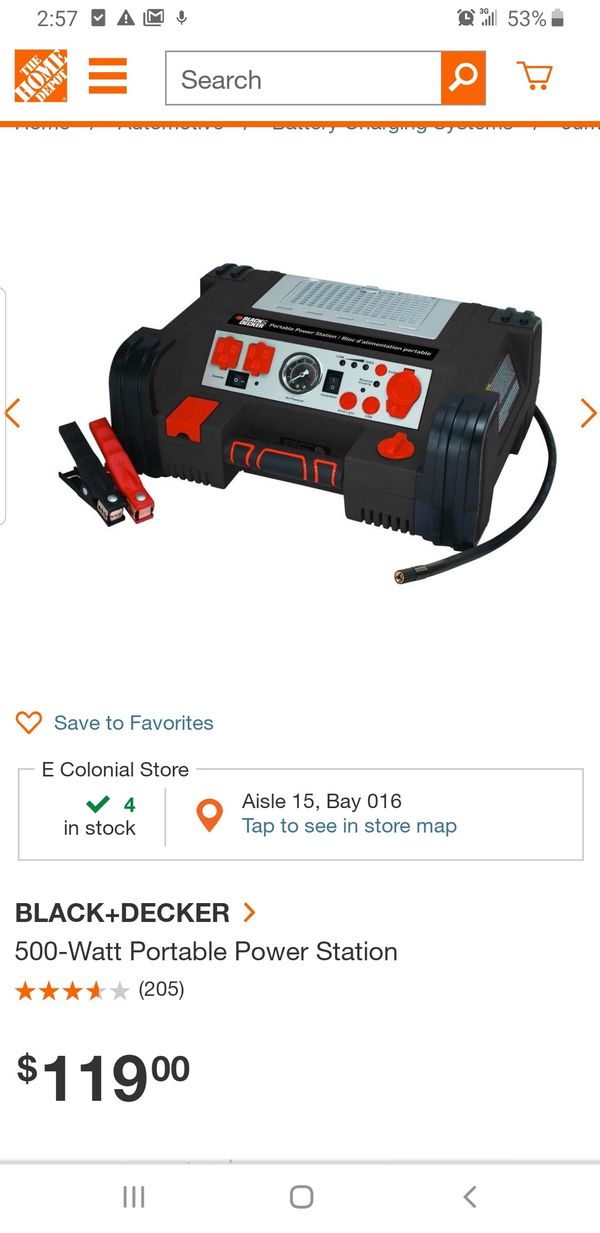 black and decker portable power station black and decker portable power station