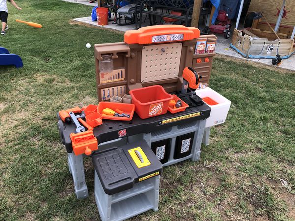 home depot electronic workbench toy kids