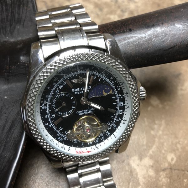 Real Breitling Bentley Motors Special Edition Blue Dial Automatic