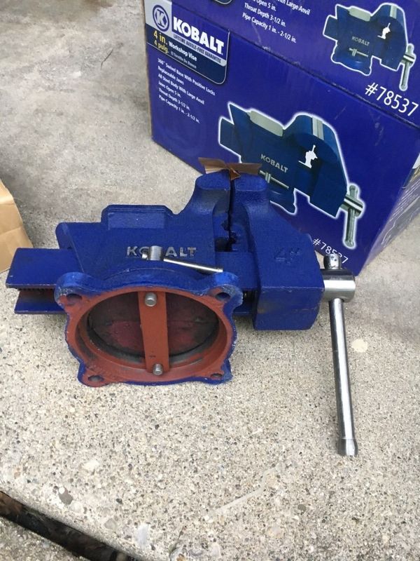 New Kobalt Bench Vise 4 Inch Centerville Or Englewood For Sale