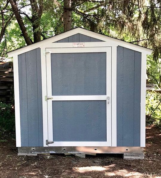 down to business with this backyard office - tuff shed