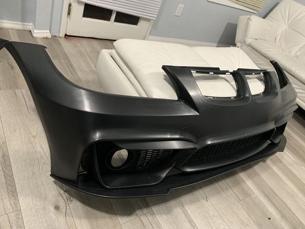 Bmw e90 3-series 2006-2008 m4 style front bumper w lip optional 50 more ...
