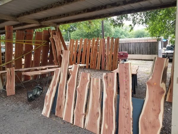 MILLED CEDAR WOOD SLABS for Sale in Mesquite, TX OfferUp
