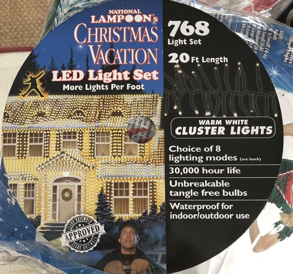 Christmas lights, national lampoons Christmas vacation LED light set
