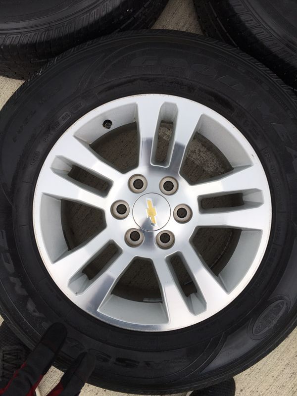 18 inch Chevy Silverado Tahoe suburban rims Rines llantas Wheels Tires ...