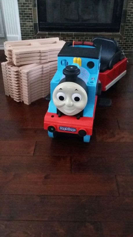 *Rare* Peg Perego Thomas Train & Track Engine Ride On for Sale in Cedar ...