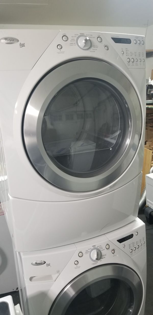 Whirlpool stackable washer and dryer set for Sale in Edgewood, WA OfferUp