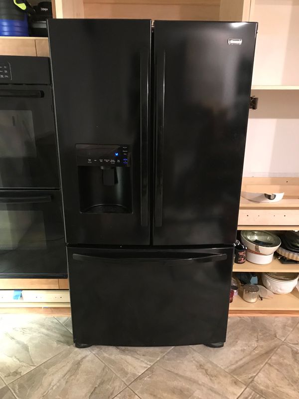 Kenmore Elite French Door Refrigerator 36" Black( (also have cook top
