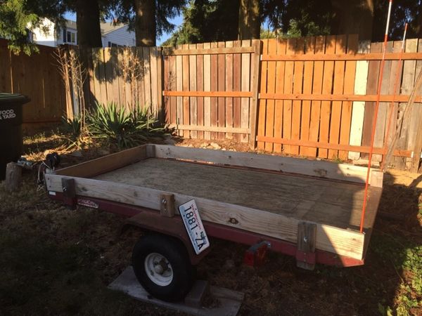 Haulin Utility Tilt Deck Trailer 4x8 for Sale in Tukwila, WA - OfferUp