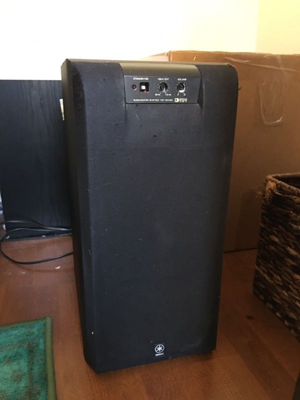 Yamaha YSTSW90 Powered Sub Subwoofer for Sale in Parkland, FL OfferUp
