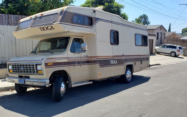 1984 Ford Econoline 350 (tioga By Fleetwood) Motorhome Rv For Sale In 