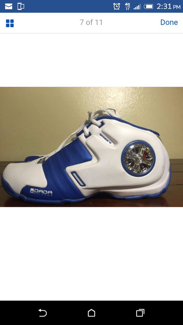 DADA Spree&#39;s Supreme Spinners Latrell Sprewell Blue size 11.5 $20 for Sale in Victorville, CA ...