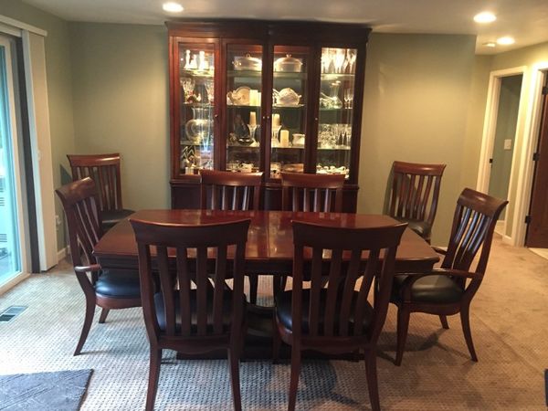 Bernhardt Paris collection: dining table and hutch for ...