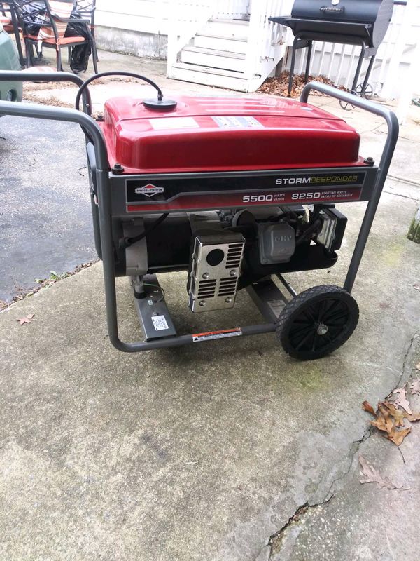 Storm Responder 5500 Watts Generator for Sale in Millville, NJ - OfferUp