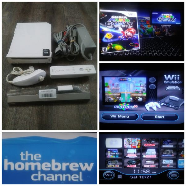 Modded Wii 128gb Wii, GameCube, & Retro gaming build for Sale in Upland